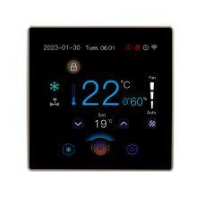 High-end Design LCD Color Screen RS485 Modbus Thermostat Support WIFI Tuya Remote Control Thermostat thumbnail-1
