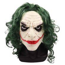 DC The Joker Mask Halloween Horror Theme Party Cosplay Killer Clown Latex Caps Masks thumbnail-3