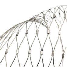Wire Rope / Ferrule Rope Mesh Stainless Steel Net Stair Railing Mesh Protection Mesh Woven Diamond Plain Weave