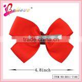 Global Hot Selling Hair Accessories Factory Wholesale Nice Christmas Ribbon Bow Hair Clip for Kids (XH11-7146) thumbnail-3