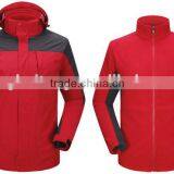 Winter 3 in 1 Jacket Men Custom Wholesale Softshell Jacket Waterproof thumbnail-1