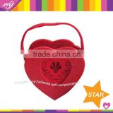 heart valentine felt bag