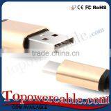 Braided Fabric Fast Charging USB 3.1 Type C Charging Braided Data Cable thumbnail-2