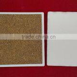 Absorbent White Blank Matt Square Ceramic Coaster Wholesale