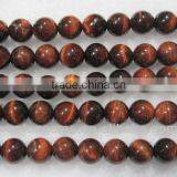 Wholesale Natural Polish Red Tigereye Round Beads for Jewelry thumbnail-1