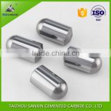 Customized tungsten carbide buttons for hard rock button bits