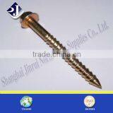 Wood Screw With Flange Yellow Zinc With TS16949 ISO9001