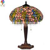 16 Inch Leaf Style Tiffany Lamp Stock Table Lamps Wisteria Tiffany Lamp Wholesale Tiffany