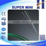 8 Core Good Flexibility Fiber Optic Air Blown Super Mini Cable