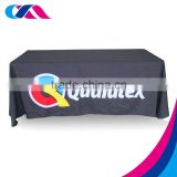 wholesale high quality customs advertise decoration display any logo print tablecloth design