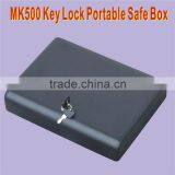 Whosale--MK500 Microvault Car Gun Pistol Portablel Metal Small Key Lock Box