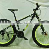 26" high grade alloy 24speed fat bike/snow bike for hot sale