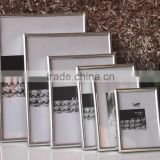 Wholesale cheap silver plated PVC plastic picture photo frame