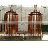 500L beer brewing equipment, used at bar, restaurant, made by red copper, SS material