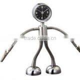 Robot Silver clock