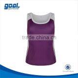 High Quality New Arrival Design Your Own Netball Singlet Kid thumbnail-1