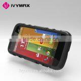 GuangZhou Manufacturer Wholesale Custom Cheap pc Silicone Heavy Duty Hybrid Armor Kickstand Phone Case for Motorola Moto G Quality Choice thumbnail-3