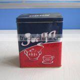 Newest Small Beautiful Coffee Metal Tin Box