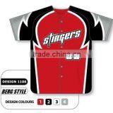 Digital Sublimation Printed Baseball Jersey / Custom Baseball Jersey / All Over Printed Baseball Jersey/At BERG