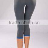 86% Nylon 14% Spandex Dry Fit Ladies Yoga Tight thumbnail-3