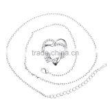 18k Women Fashion Gold Heart Necklace Designs Girls High Quality 2015 thumbnail-6