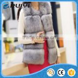 wholesale women clothes luxury imitation fur waistcoat