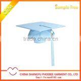Wholesale Cheap Sky Blue Graduation Cap With Tassels thumbnail-1