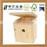 Custom Handmade Christmas Wooden Carved Bird House Eco Friendly Unfinished Wooden Decorative Painting Carved Bird House Supplier's Choice thumbnail-6