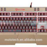 2015 New High Quality Professional Backlit Wired Gaming Keyboard,can Make Mechanical