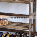 Home Life Wood 4-tier Shoes Storage Racks ,plant Display Shelf thumbnail-5