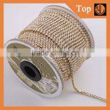 New Manufacturer Gold Rhinestone Cup Chain for Garments thumbnail-5