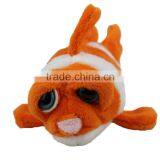 Creative Hot-selling Ocean Animal Style 9cm Height Stuffed Plush Fridge Magnet Toy Doll