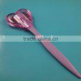 NMD-016 Plastic Handle Sharp Blade Eyebrow Shaving Razor With Heart Shape Mirror