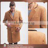 Latest Design Double Breasted Custom Tailored Overcoat for Men