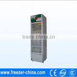 HOT SALE verticle one glass door suda used freezers for sale with bright lamp OEM manufacturer