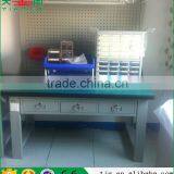 3 Abreast Drawers With Lock Multi-function Worktable Cold Rolling Steel Heavy Duty Workbench