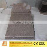 Pink Granite Cheap Tombstone thumbnail-1