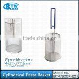 Hot Sale Cylinder Stainless Steel Fine Mesh Strainer,Commercial Pasta Strainer