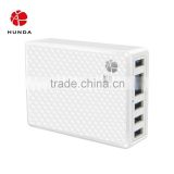 HUNDA 6in1 Intelligent Foldable USB US Charger