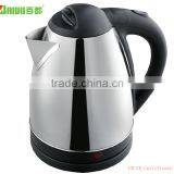 Baidu Factory 1.7l Polished Stainless Steel Electric Kettle Made in China