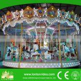 Fun Fair Equipment for Sale Electric Fiberglass Carousel Horses for Sale thumbnail-2