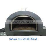 Outdoor Charcoal BBQ Grill Wood Fired Pizza Oven Baker thumbnail-2