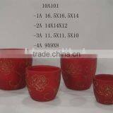 Christmas Ceramic Flower Planter