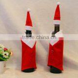 2016 New Xmas Christmas Wine Bottle Gift Bag In Stock Wholesale thumbnail-1