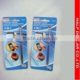 2 IN 1 STYLUS PEN FOR MOBILE PHONE AND IPAD