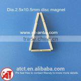 Dia.2.5x10.5mm Disc Magnets / Neodymium Disk Magnet / Neodymium Round Magnet