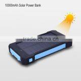 Hot Seller 10000mah Waterproof Solar Battery Charger for Mobile Phone