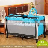 Multi-purpose Baby Cribs Fashion Infant Cot with Wheel