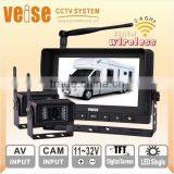 7 inch TFT Monitor Wireless Back Up Systems with 2.4GHz digital signal