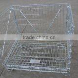 Best-selling Metal Wire Mesh Container With 4 Legs Metal Storage Cage thumbnail-4